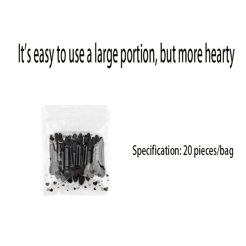 20pcs Double Head Eye Shadow Sticks Double Sided Sponge Eyeshadow Brush