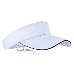 Adjustable Men's Solid Sun Visor Sport Golf Tennis Cap