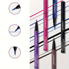 Long Lasting Liquid Eyeliner Purple Red Easy Apply Smooth Pen