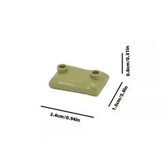 60pcs Military Sandbag Building Blocks Set in Army Green Grey