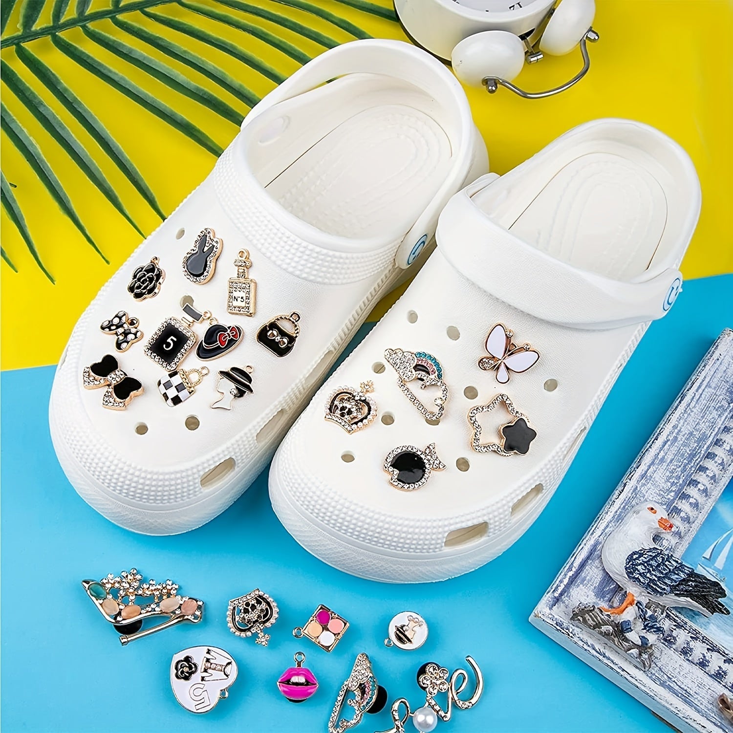 15Pcs Shoe Charms For Clogs Sandals Decoration Charms For Kids Girls Women