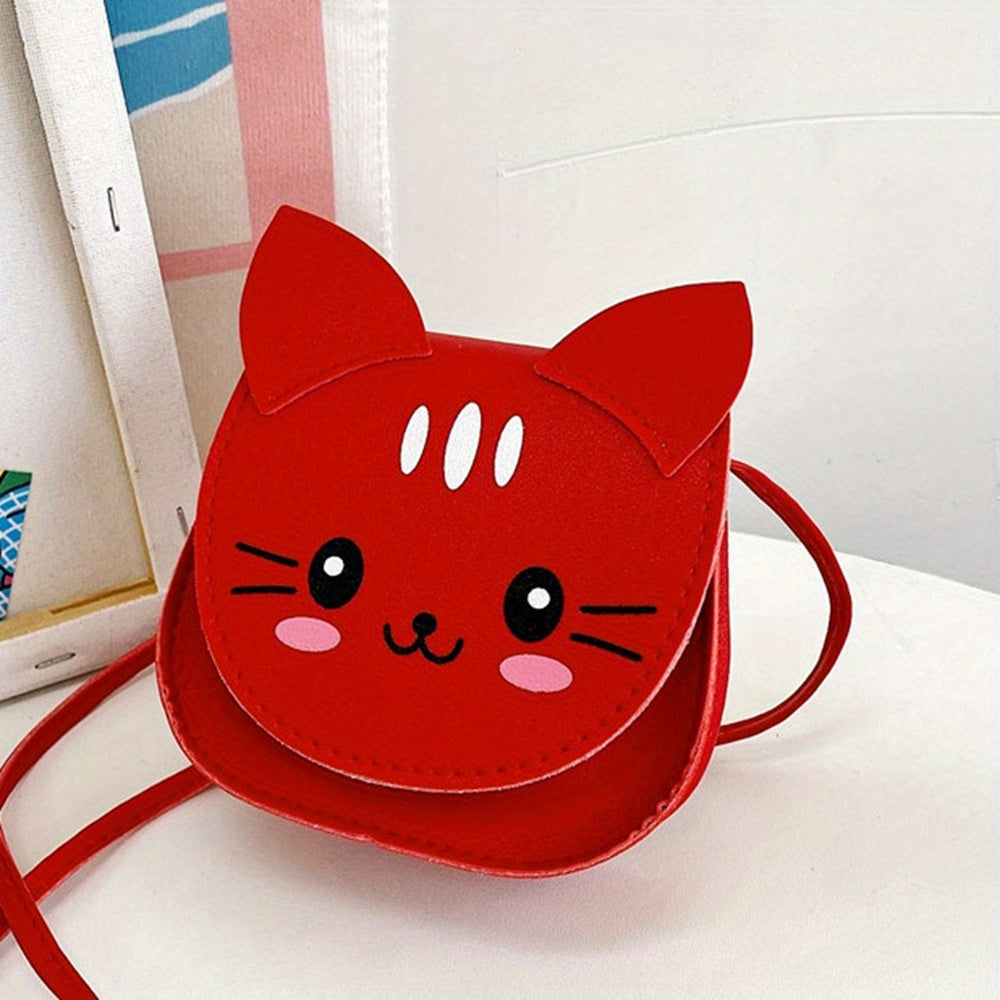 Girls Cat Crossbody Bag For Kids Children
