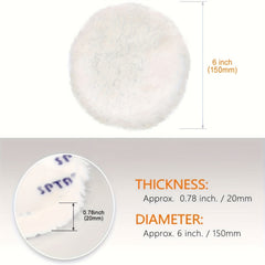 6pcs Polishing Pad Kit 6 inch Paint Care Polishing Pad Car Tools