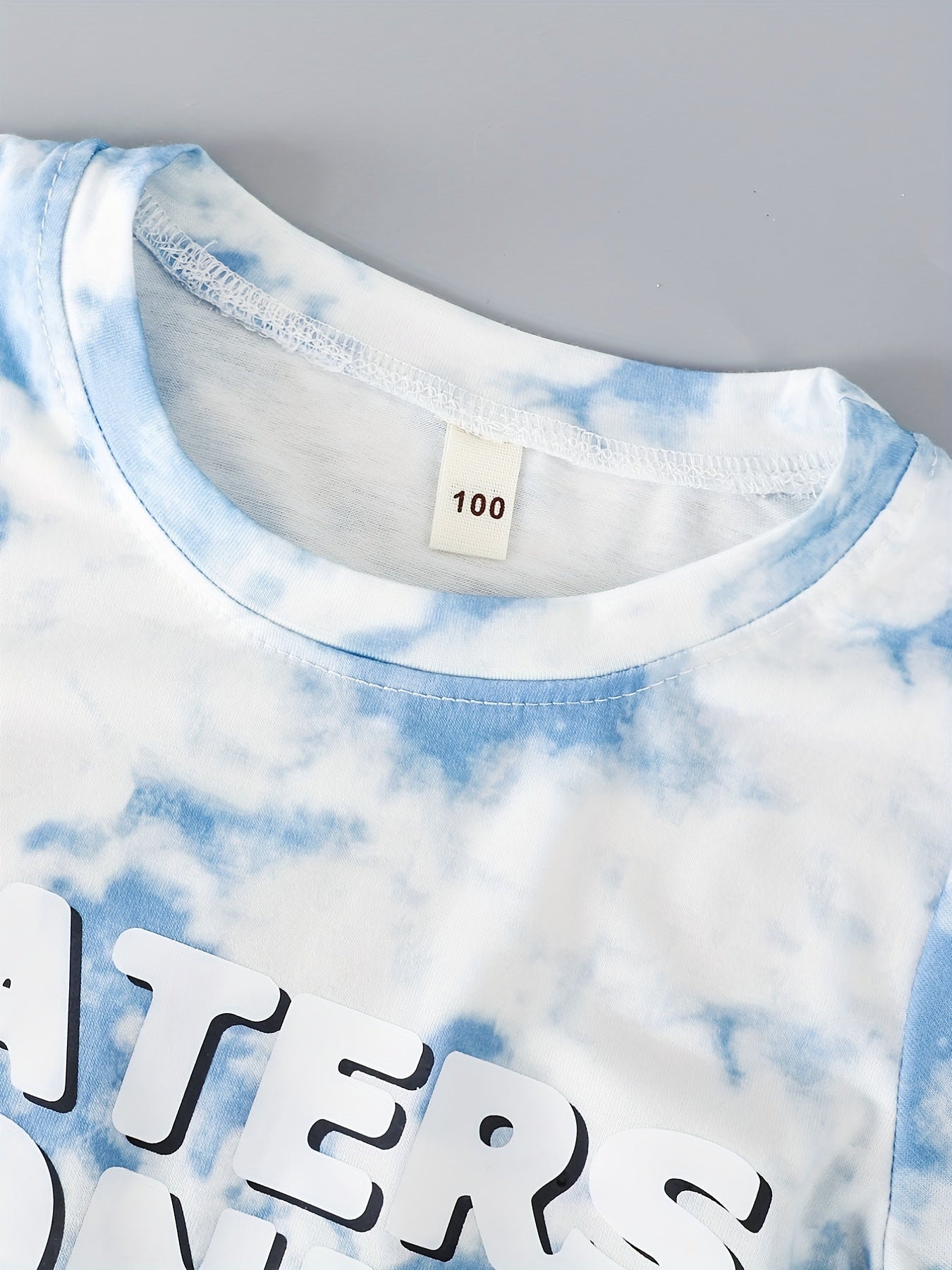Tie Dye T-shirt & Shorts Set for Boys Kids Summer Clothes