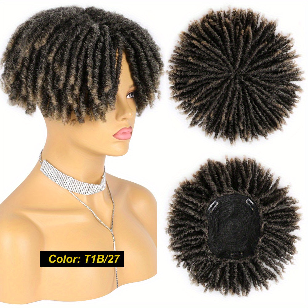 15-24 cm Topper Clip Synthetic Dreadlocks Hair Extensions