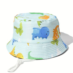 Kids' Dinosaur Sunshade Bucket Hat for Outdoor Protection