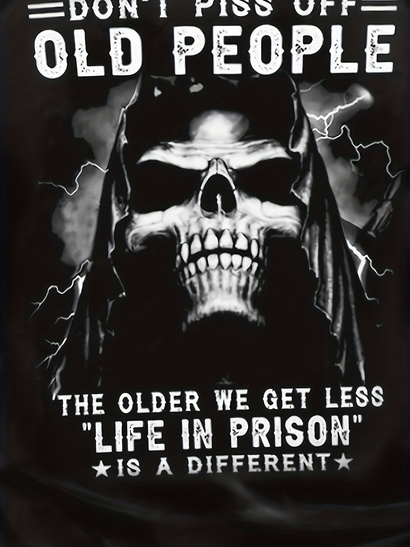 Old People Warning Sweatshirt