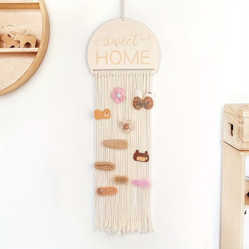 Macrame Hair Bows Holder: Stylish Way to Organize Accessories