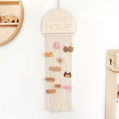 Macrame Hair Bows Holder: Stylish Way to Organize Accessories