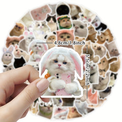 60pcs Animal Stickers Vinyl Decals for Laptop Skateboard Bumper Girl
