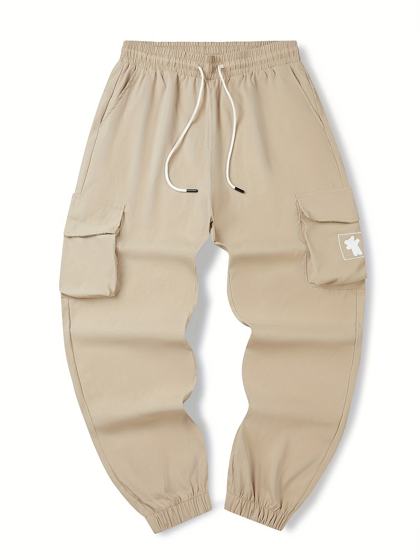Men's Straight Leg Cargo Pants with Flap Pocket