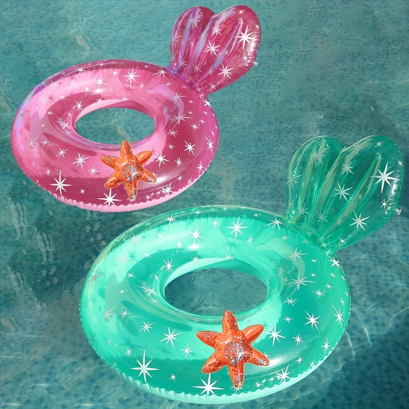 Inflatable PVC Cactus Swim Ring for Beach & Pool Party