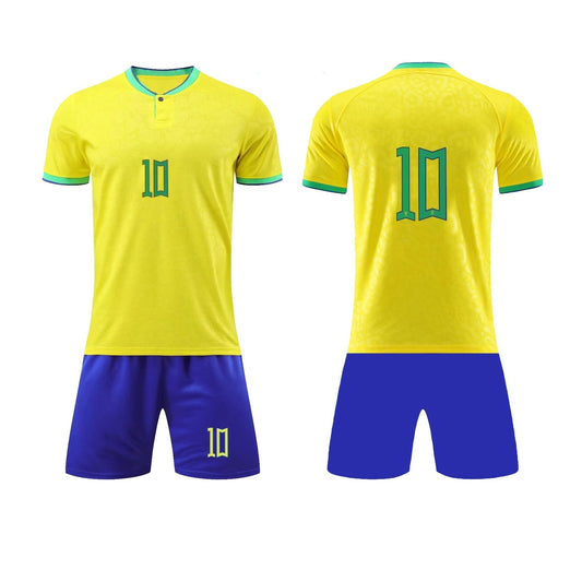 Boy's Bright Yellow Football Suit Size 10