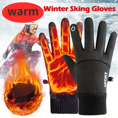 Winter Warm Split Finger Gloves Waterproof Touch Screen Gloves