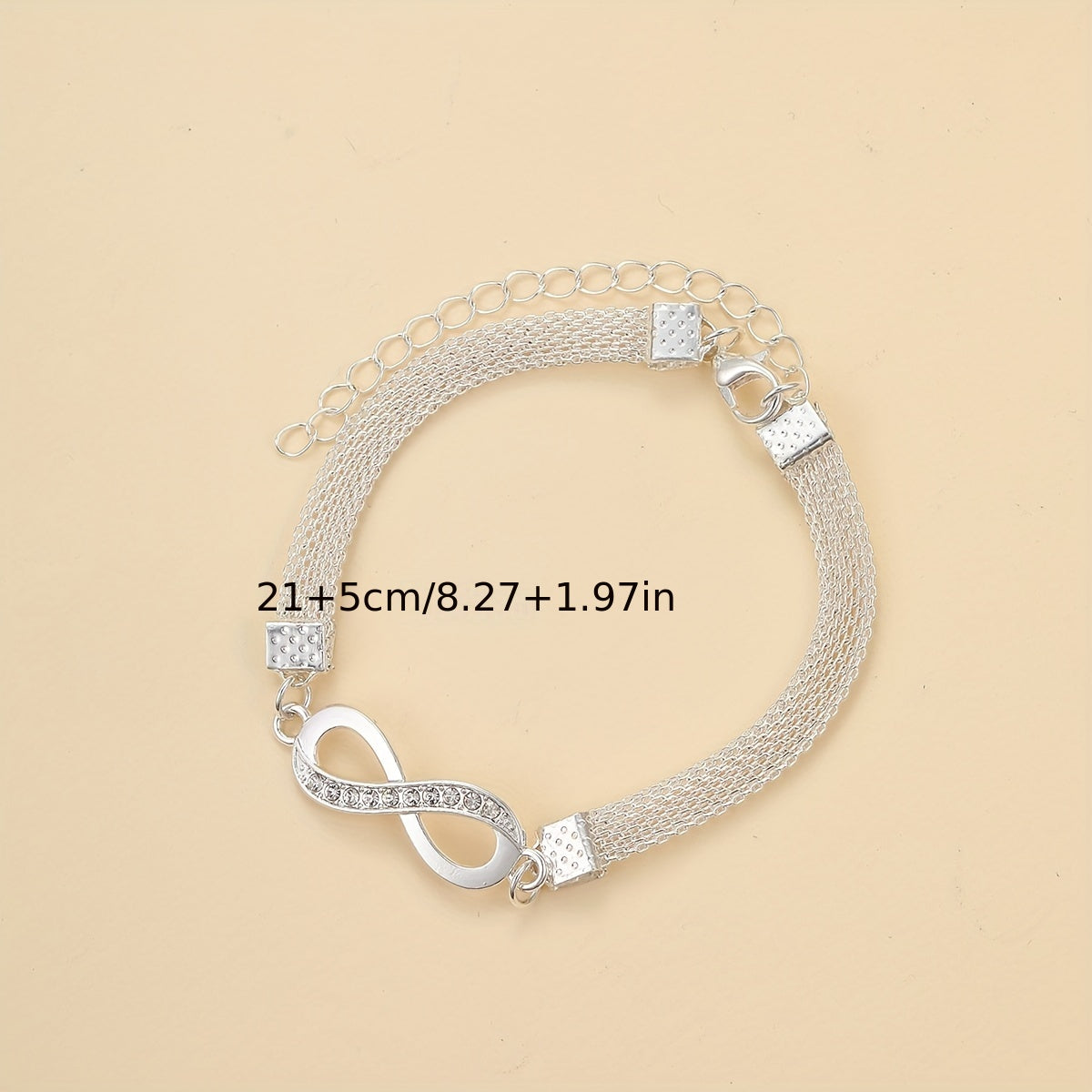 Zircon Inlaid Anklet, Sparkly Foot Jewelry Decor