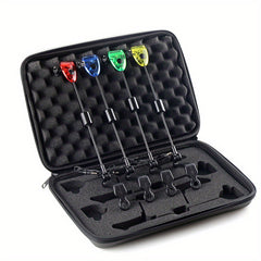 Waterproof Carp Fishing Bobbins & Swingers Set w/ Luminated Bite Alarm