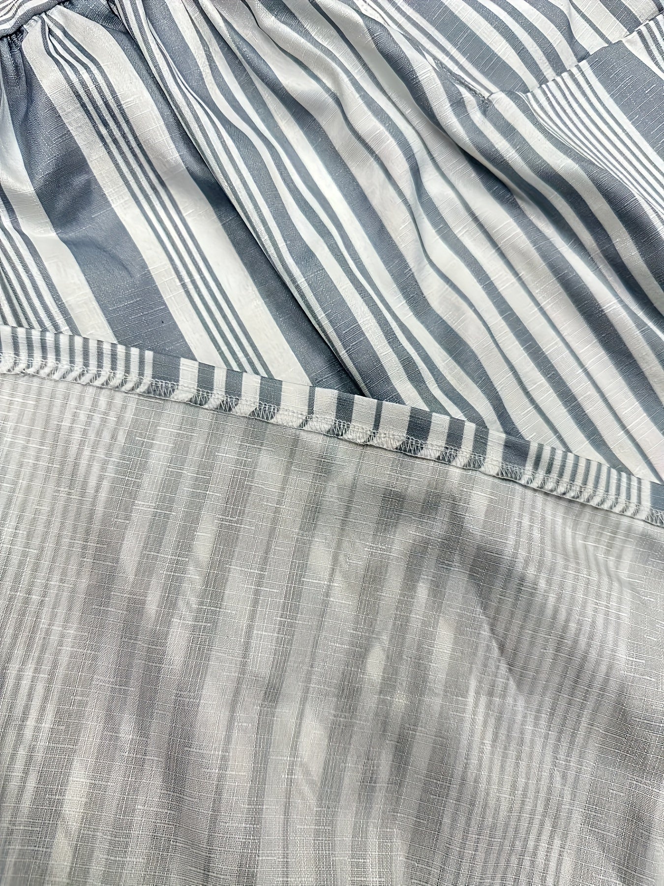 Boho Stripe Maxi Dress with Pockets