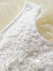 Girl's Lace Embroidered Princess Dress