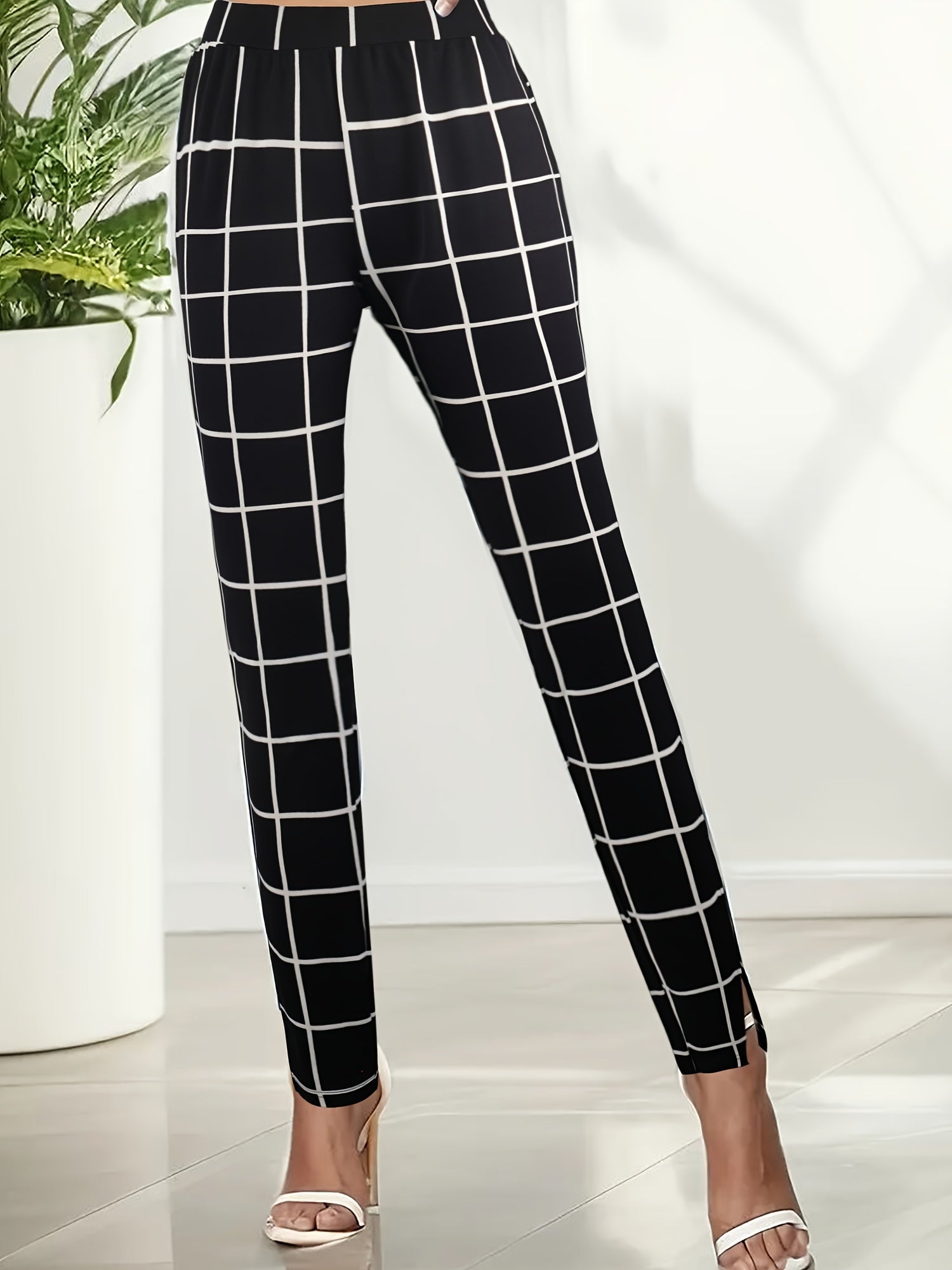 Casual High Waist Long Length Pants