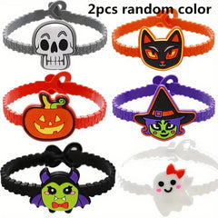 Cartoon Kids Bracelet Set Halloween Party Favor Kids Dress Up Accessories