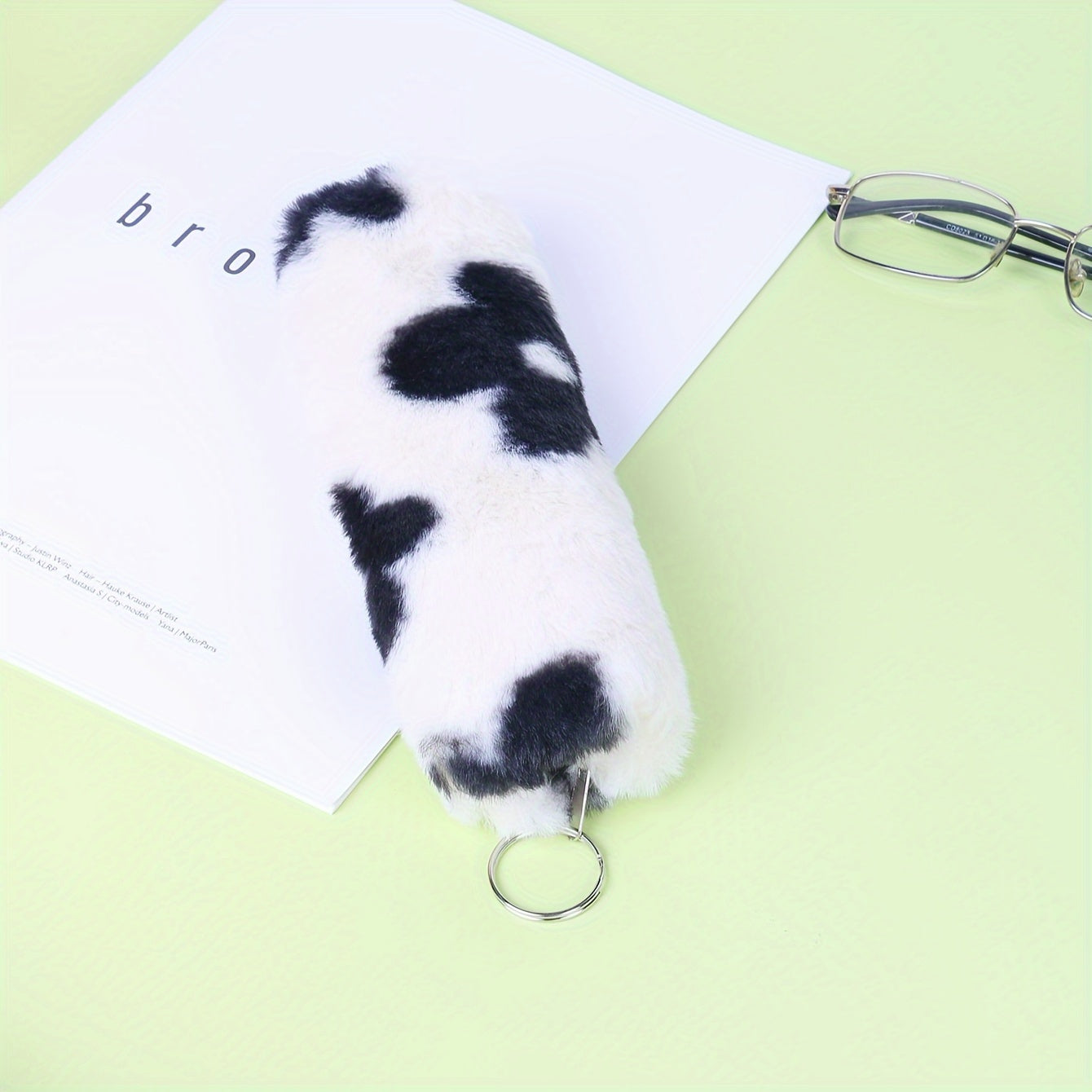 Flower Plush Student Pencil Case