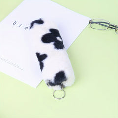 Flower Plush Student Pencil Case