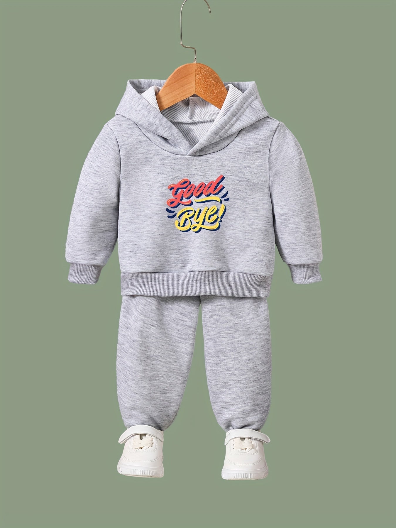 Girls Long Sleeve Hooded Sweatshirt & Sweatpants Set