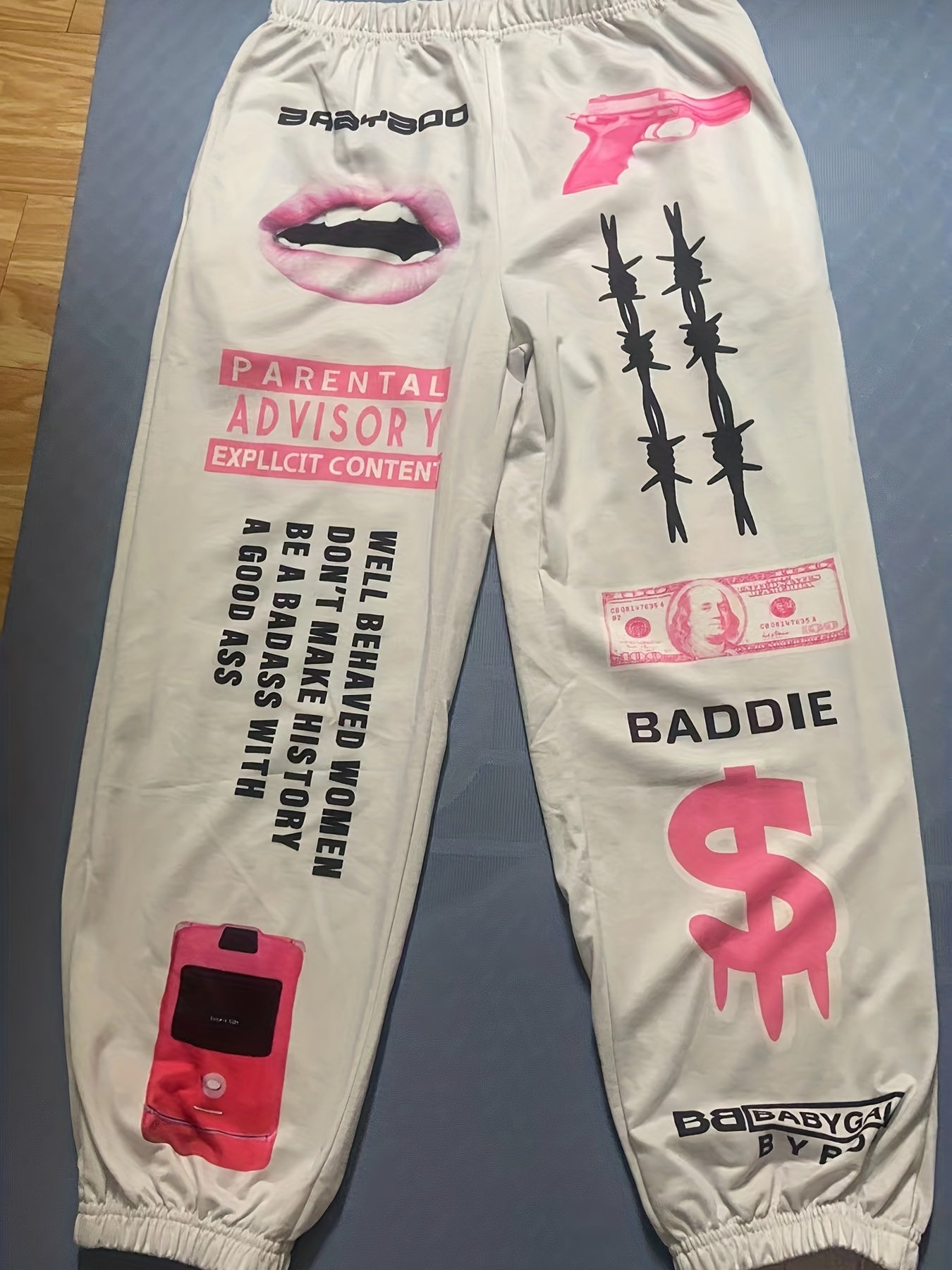 Y2K Streetwear Sweatpants Casual Sports Pants Women's Clothing