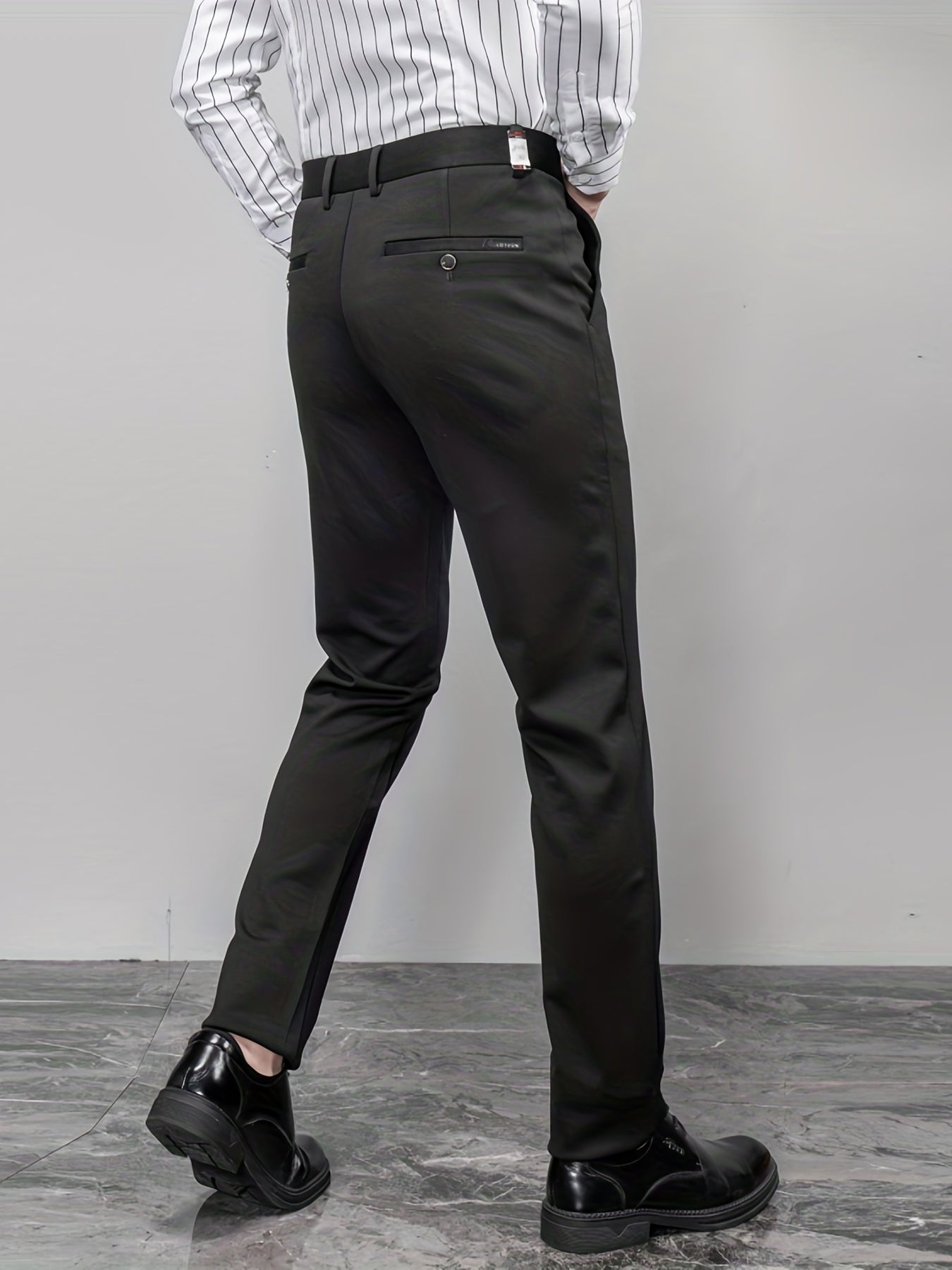 Slim Fit Suit Trousers Men's Pants Business Occasion