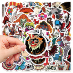 50pcs Clown Series Stickers Laptop Helmet Decorative Stick