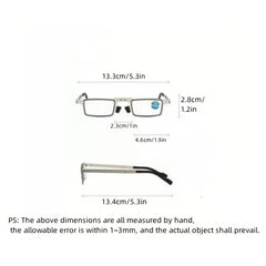 Middle Aged Elderly Folding Reading Glasses Anti Light Ultra light