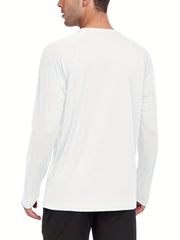 Men's UPF50 Sun Protection T-shirt Quick Dry Long Sleeves