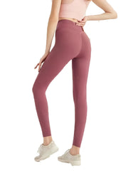 High Stretch Yoga Leggings Wide Waistband Breathable Women's Activewear