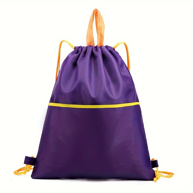 Double layer Sports Fitness Bag with Zipper Pocket