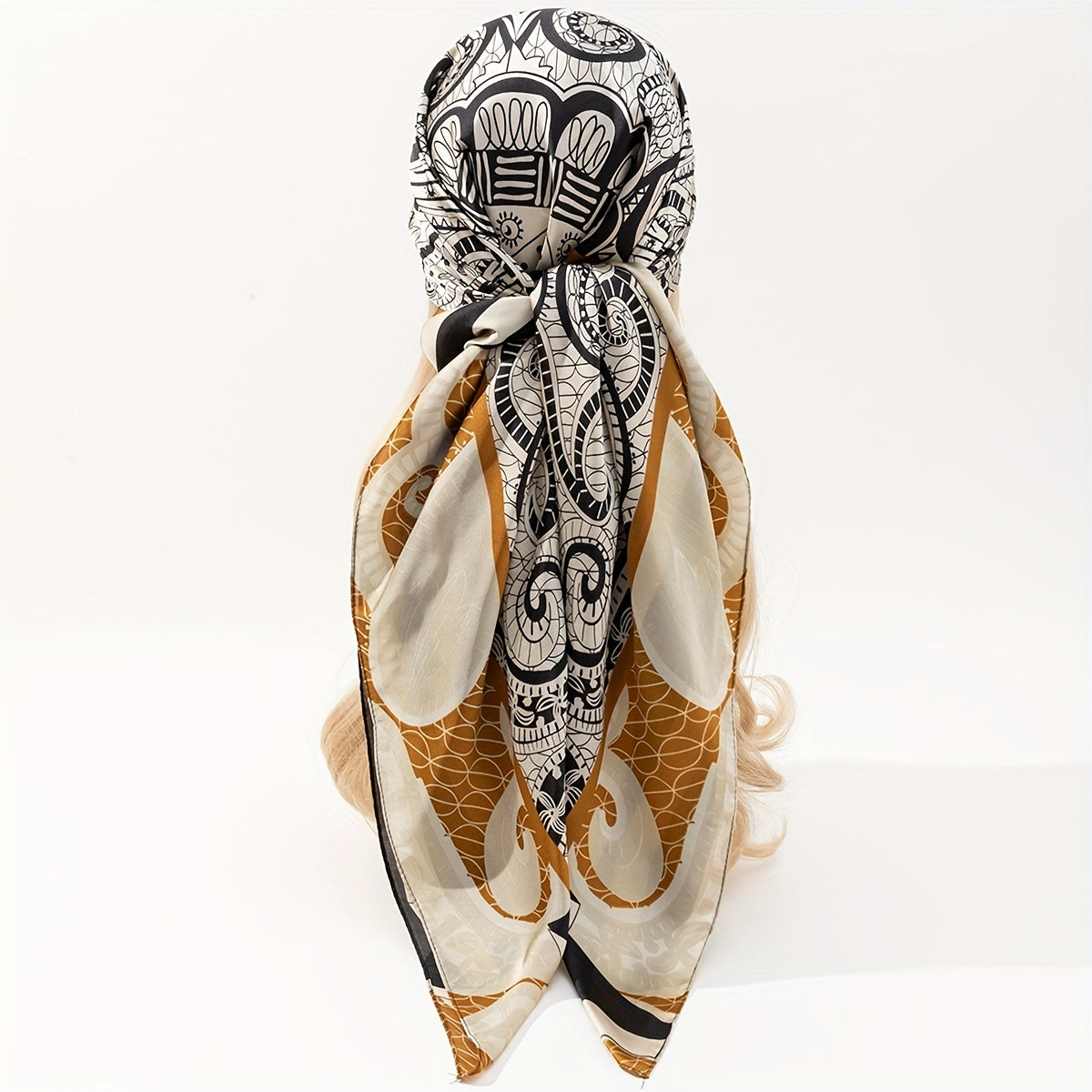 Paisley Bandana Silk Scarf Casual Shawl Wrap Head Wrap Charm