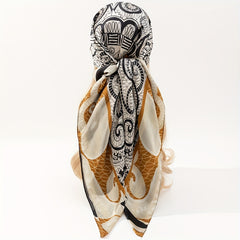 Paisley Bandana Silk Scarf Casual Shawl Wrap Head Wrap Charm
