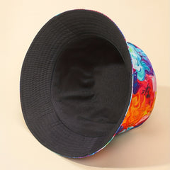 Men's Tie Dye Print Bucket Hat for Outdoor Activities