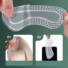 2pcs Silicone Anti-wear Foot Heel Sticker For High Heels