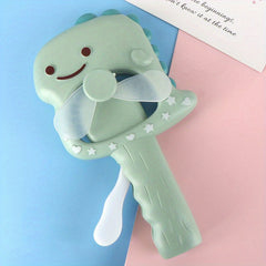 Children's Cartoon Handheld Fan, Portable Mini Pocket Fan