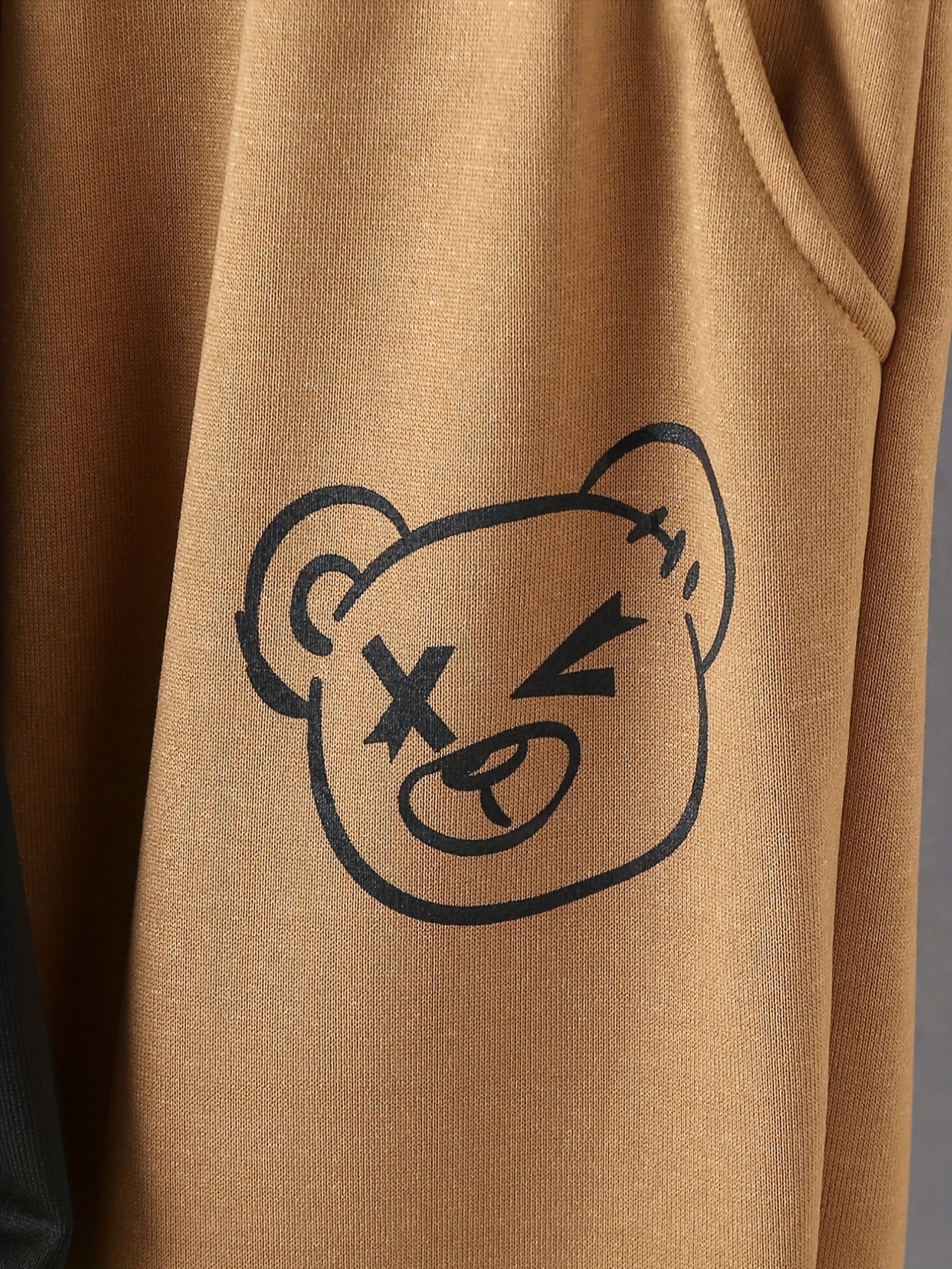 Boy's 2pcs Hoodie & Pants Set Cartoon Bear Print Top Casual Outfits Kids Clothes