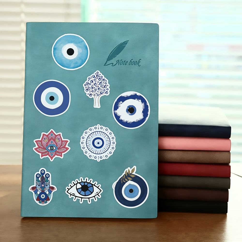 50pcs Evil Eye Doodle Waterproof Stickers for Laptop Water Bottles Travel Case