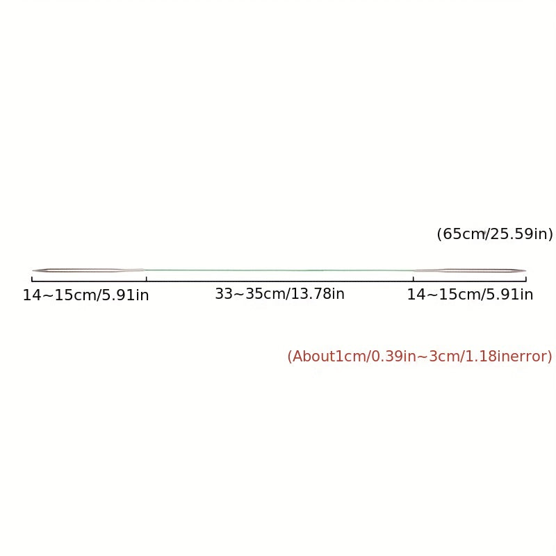 9pcs Circular Knitting Needles 25 5Inch Stainless Steel Knitting Needle