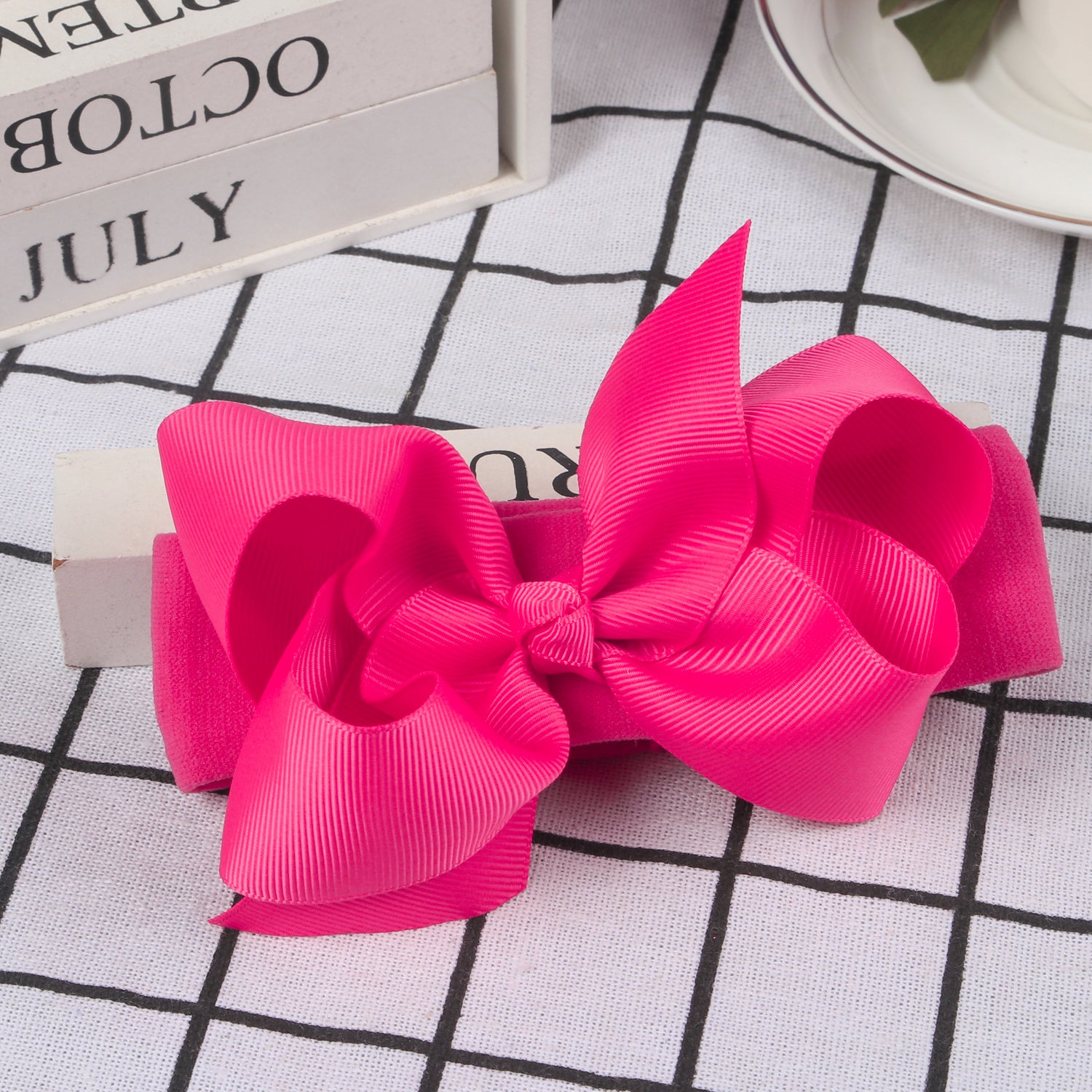 Baby Bow Ribbon Headbands Elastic Hair Bands Hair Accessories