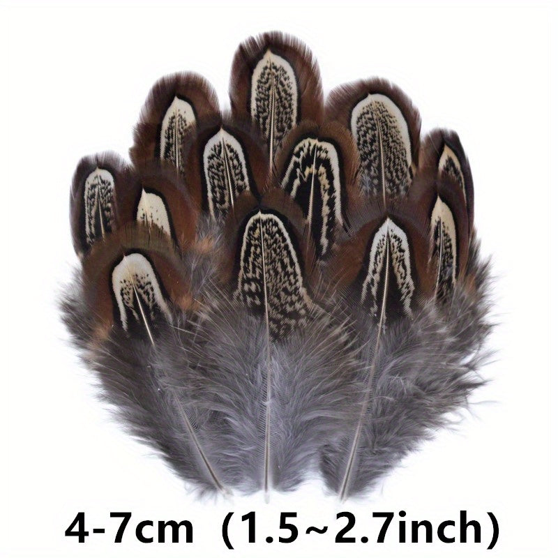 10pcs Mini Pheasant Feather for Cat Sticks & Dream Catcher