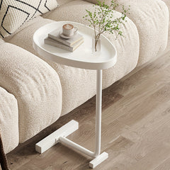 C Shaped Snack Table Portable And Space Saving Coffee Table