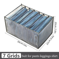 Jeans Storage Box Underwear Socks T shirt Pants Storage Box