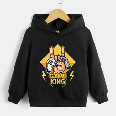 Game Console Pattern Kid's Hoodie Long Sleeve Top Boy's Clothes