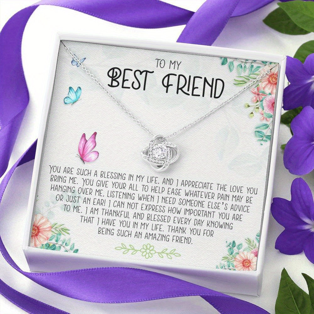 Love Knot Necklace Bff Birthday Gift Jewelry Gift