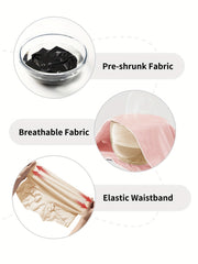 4 Pack Plus Size Panties Set Women's Plus Wide Waistband