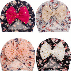 Baby Holiday Lightweight Bow Hat For Baby Boy Baby Girl